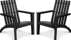 Adirondack Chair Acacia Wood Outdoor Armchairs, Weather Resistant for Patio Garden Backyard Deck Fire Pit
