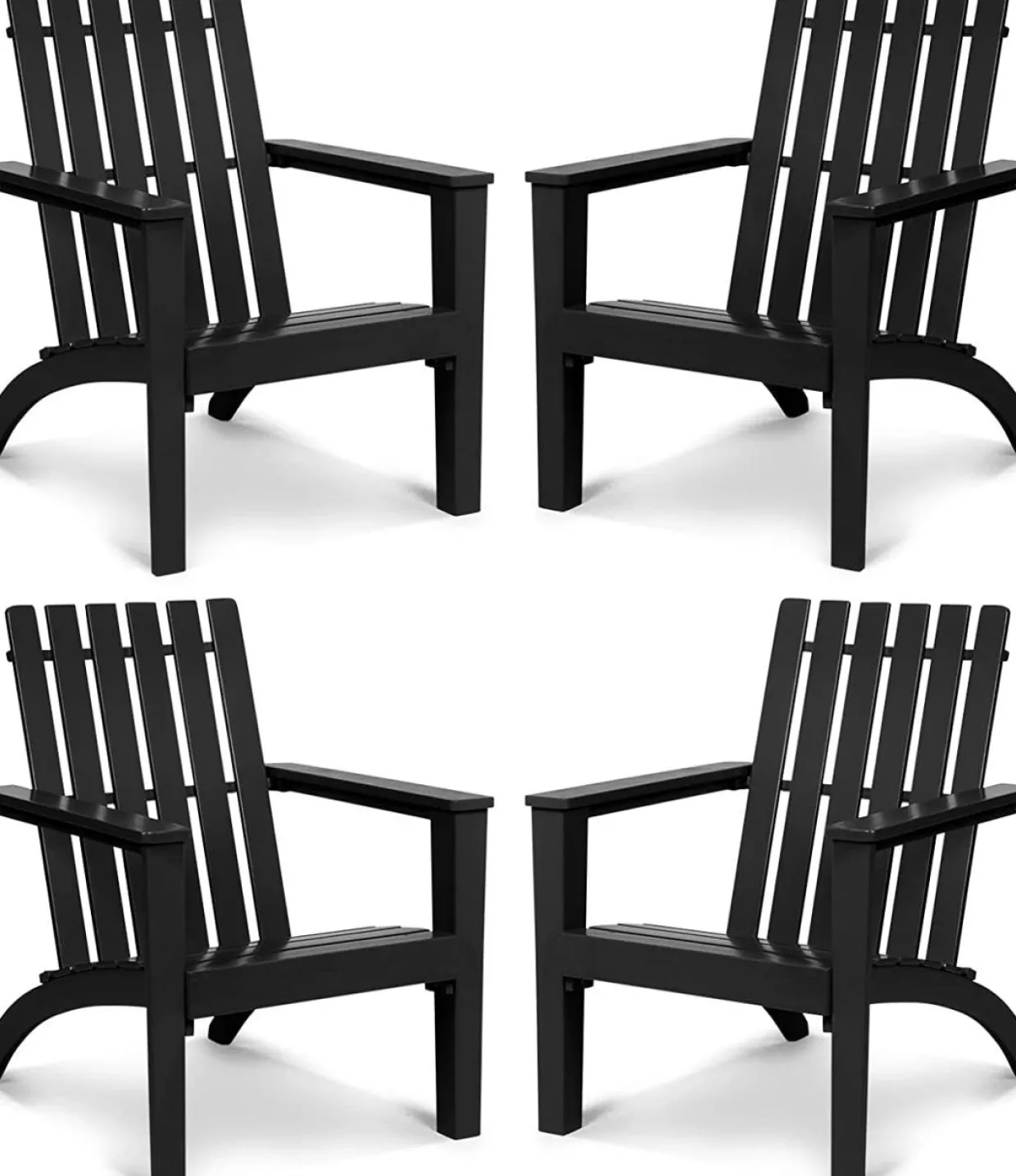 Adirondack Chair Acacia Wood Outdoor Armchairs, Weather Resistant for Patio Garden Backyard Deck Fire Pit