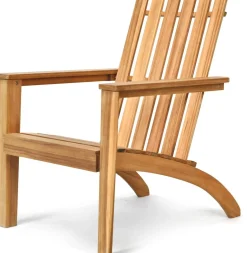 Adirondack Chair Acacia Wood Outdoor Armchairs, Weather Resistant for Patio Garden Backyard Deck Fire Pit