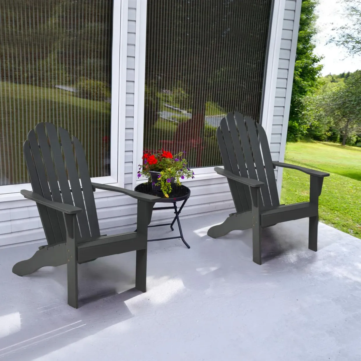 Adirondack Chair, for Patio Deck Lawn Backyard, Garden Adirondack Furniture