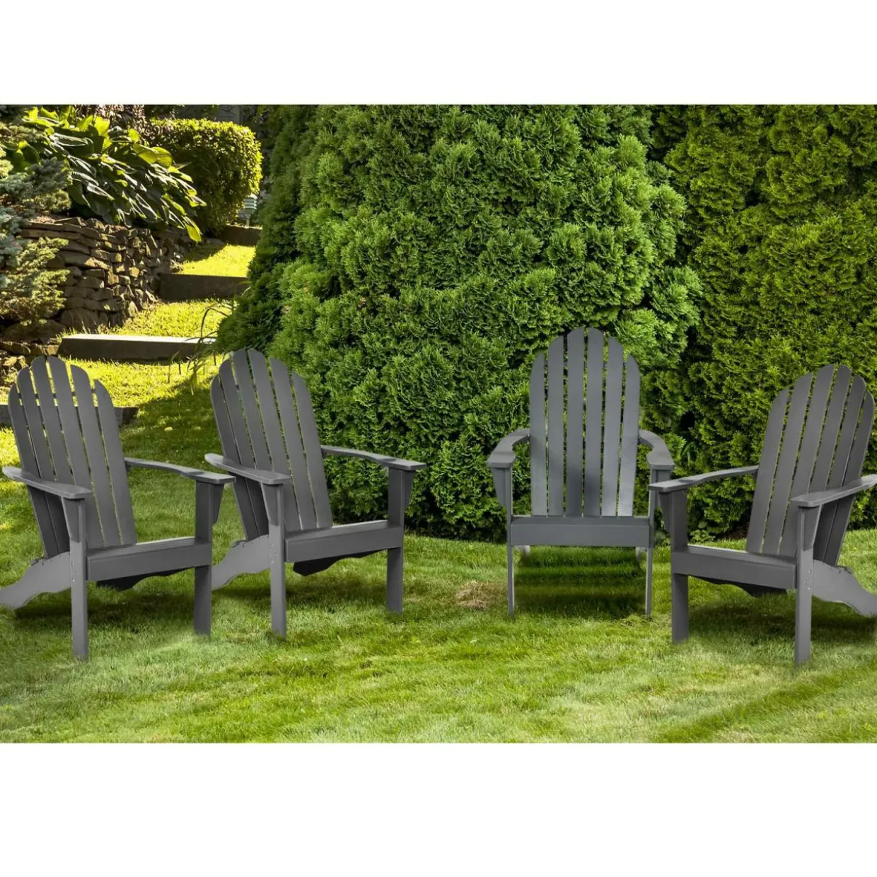 Adirondack Chair, for Patio Deck Lawn Backyard, Garden Adirondack Furniture