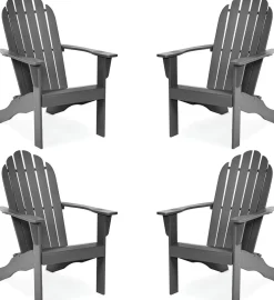Adirondack Chair, for Patio Deck Lawn Backyard, Garden Adirondack Furniture