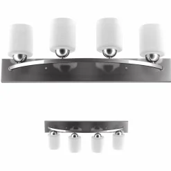 Bathroom Vanity Lamp Brushed Nickel Wall Mounted Vanity Lighting Fixture