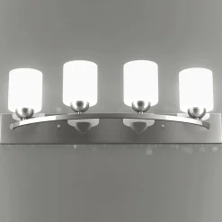 Bathroom Vanity Lamp Brushed Nickel Wall Mounted Vanity Lighting Fixture
