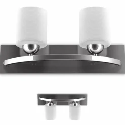 Bathroom Vanity Lamp Brushed Nickel Wall Mounted Vanity Lighting Fixture