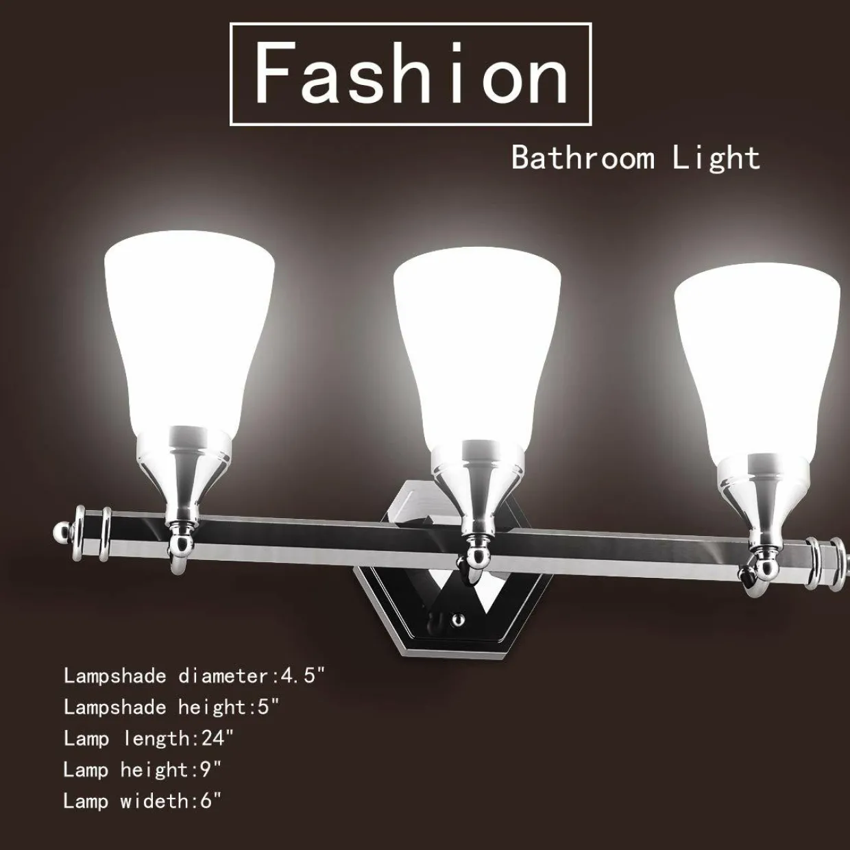 Bathroom Vanity Light Antique Brushed Wall Mounted