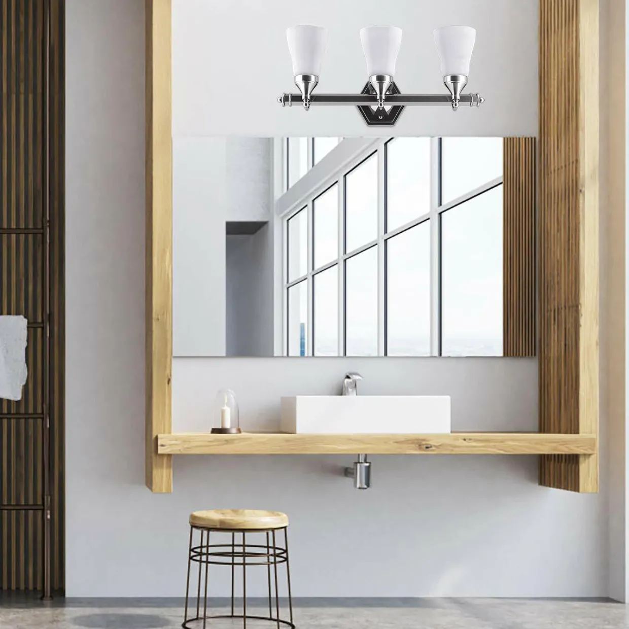 Bathroom Vanity Light Antique Brushed Wall Mounted