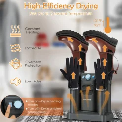Boot Dryer, Shoe Dryer with 180 Mins Timer & Heating Blower