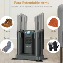 Boot Dryer, Shoe Dryer with 180 Mins Timer & Heating Blower