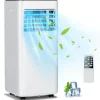 8000 BTU Portable Air Conditioner, 3 in 1 AC Cooling Unit with Remote Control, Dehumidifier, Sleep Mode