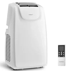 12000 BTU Portable Air Conditioner, with Dual Hose, Remote Control