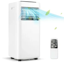 10000 BTU Portable Air Conditioner, 3-in-1 Room AC Unit with Remote Control, Dehumidifier
