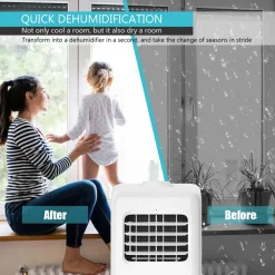 8000 BTU Portable Air Conditioner with Remote Control