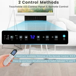 10000 BTU Window Air Conditioner, Over the Sill AC with Energy Saver Modes