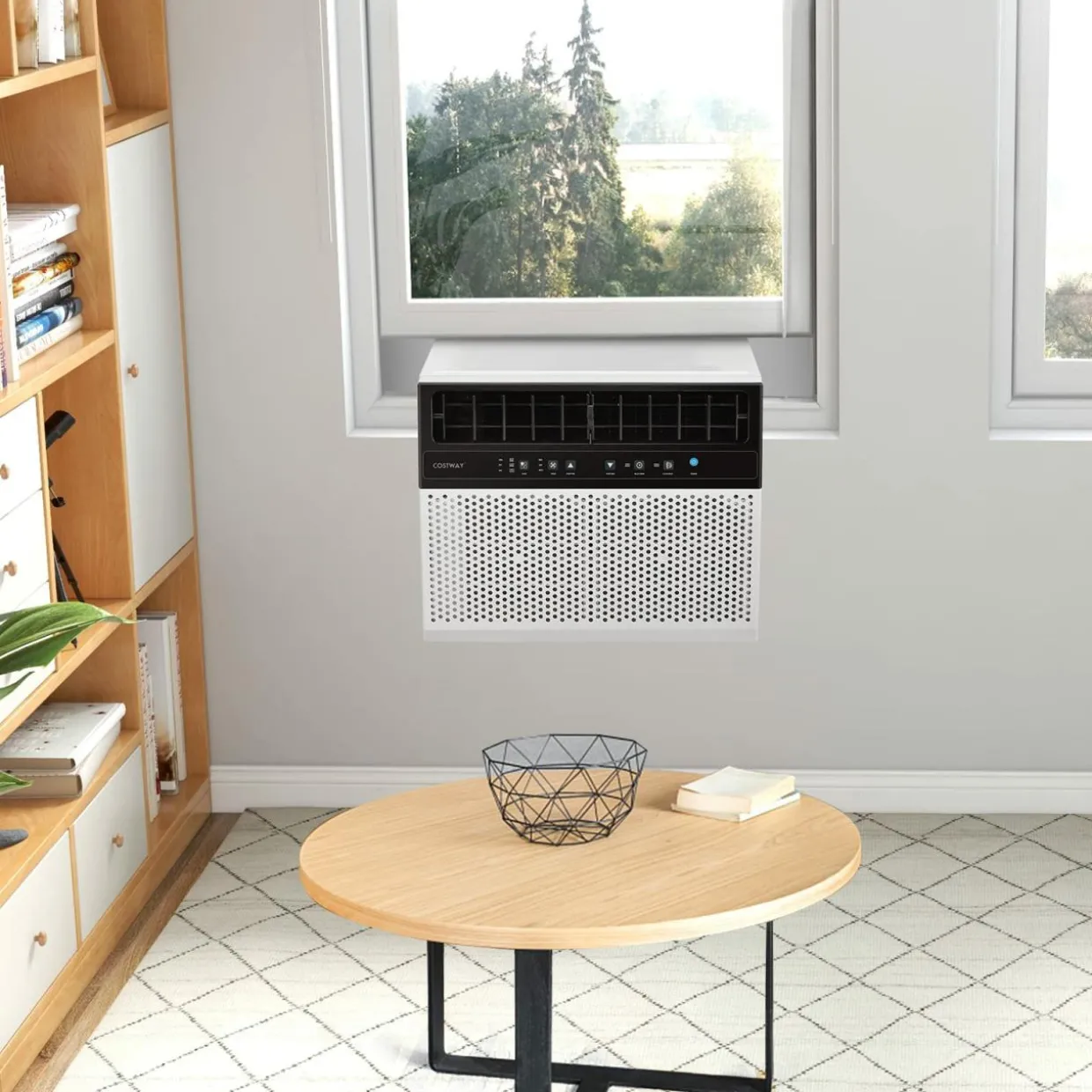 10000 BTU Window Air Conditioner, Over the Sill AC with Energy Saver Modes
