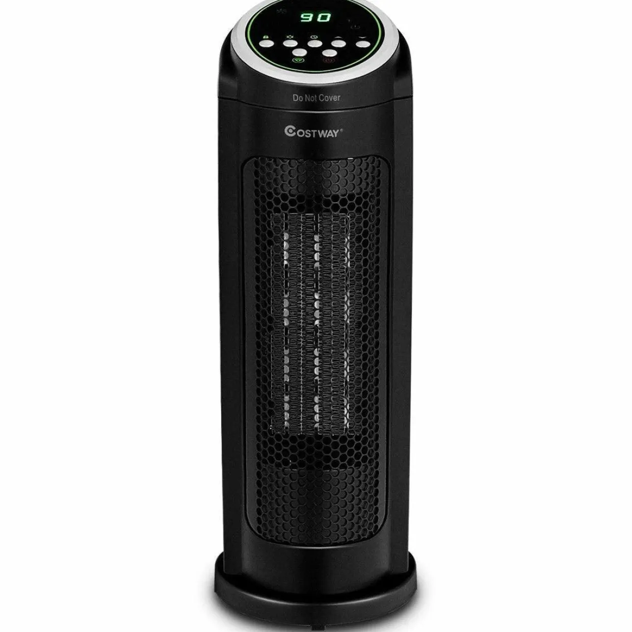 Ceramic Space Heater, Oscillating Tower Heater, Portable Infrared Heater Fan Indoor Use with Remote