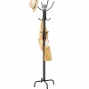 78" Coat Rack, Metal Frame Coat Tree, Free Standing Entryway Hat Coat Jacket Umbrella Holder
