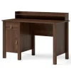 Computer Desk with Storage Drawer & Cabinet, 48 Inch Vintage Desk