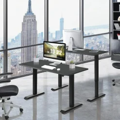 Electric Standing Desk Frame, Height Adjustable Motorized Standing Workstation Base
