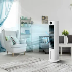 Evaporative Air Cooler, 42-Inch Height Portable Quiet Swamp Cooler