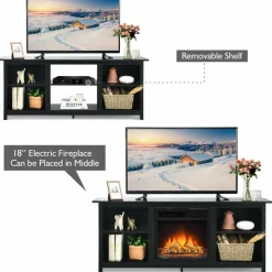 Farmhouse Universal TV Stand for TV's up to 65