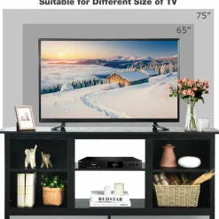 Farmhouse Universal TV Stand for TV's up to 65