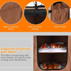 Folding Camping Kitchen Table, Windscreen, Cook Station