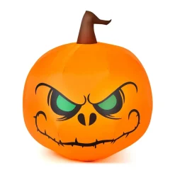 4 Ft Halloween Inflatable Pumpkin with Build-in LED Lights & Blower