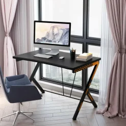 Gaming Desk PC Computer Desk, Home Office Study Writing Table for Small Space