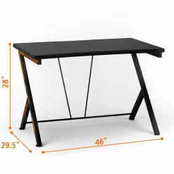 Gaming Desk PC Computer Desk, Home Office Study Writing Table for Small Space