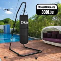 Hammock Stand, 360-Degree Rotation, Ideal for Backyard, Bedroom