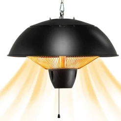 Hanging Patio Heater, 1500W Ceiling Mounted Infrared Heater with 1S Fast Heating