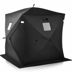 Ice Fishing Shelter, Pop-up Portable Ice Shanty Tent for 2-3 Person
