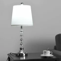 Lamp Set 3-Piece Modern Home Living Room Bedroom Antique Bronze Finish Lamps