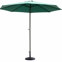 30lbs Patio Market Umbrella Base, Heavy Duty Outdoor Stand, Cast Iron Umbrella Holder for Garden Beach, Classic Round Umbrella Standing Deck Porch