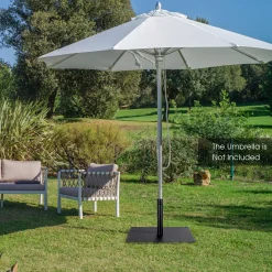 42 LBS Patio Umbrella Base, 25 Inches Heavy Duty, 1.6