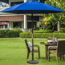 22 LBS Patio Umbrella Base, Round Outdoor Umbrella Stand