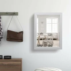 Mirrored Bathroom Cabinet, Wall Mount Storage Organizer, Medicine Cabinet with Single Doors