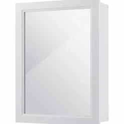 Mirrored Bathroom Cabinet, Wall Mount Storage Organizer, Medicine Cabinet with Single Doors