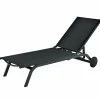 Outdoor Aluminum Chaise Lounge, Patio Lounge Recliner Chair