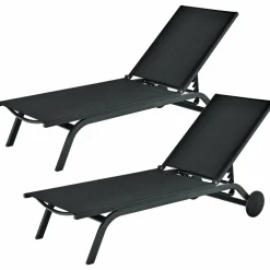 Outdoor Aluminum Chaise Lounge, Patio Lounge Recliner Chair