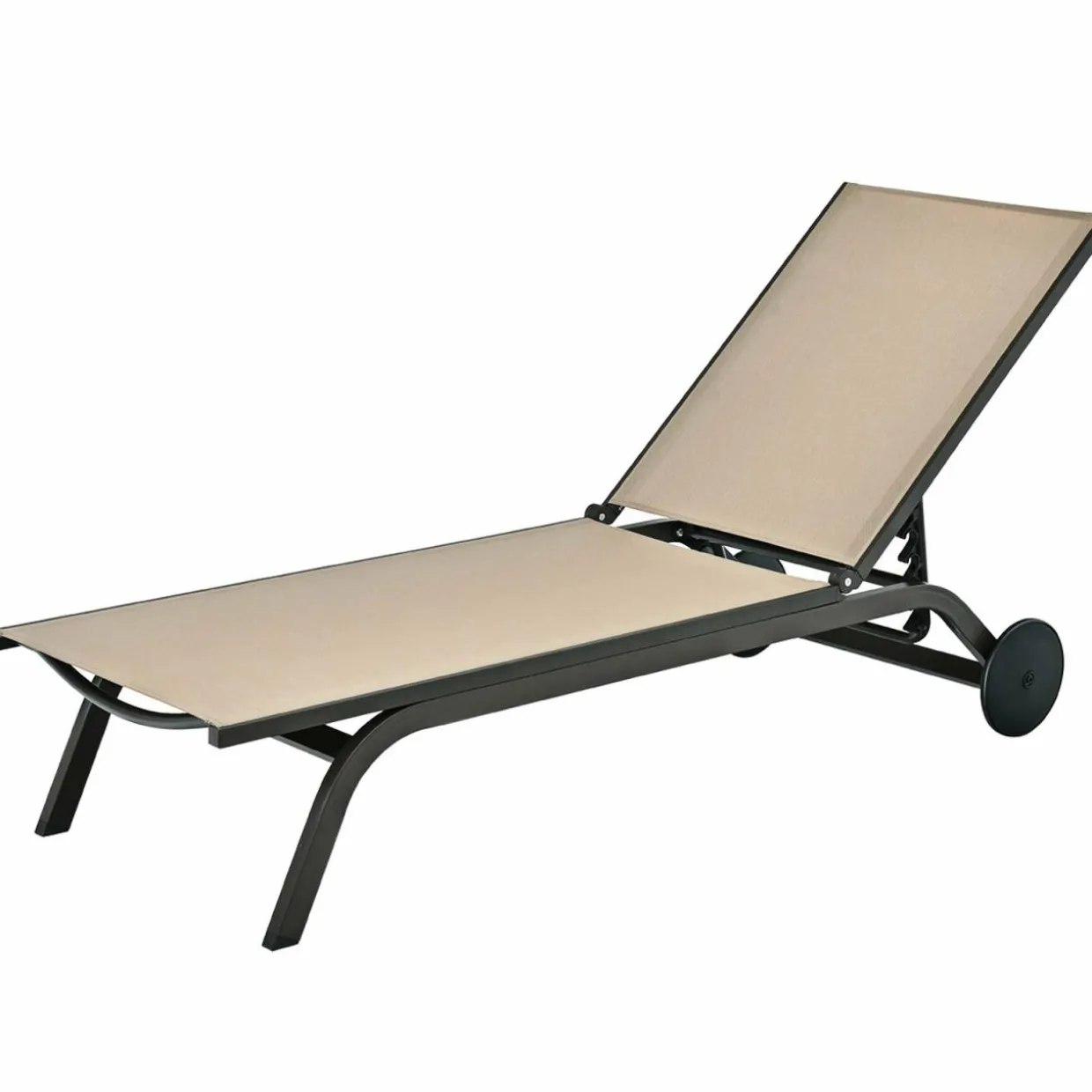 Outdoor Aluminum Chaise Lounge, Patio Lounge Recliner Chair