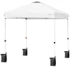 Outdoor Pop-up Canopy Tent, 6.6 x 6.6 FT Height Adjustable Commercial Instant Canopy