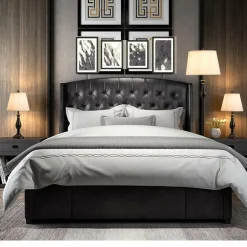 3 Pack Lamp Set, 3-Piece Vintage Style Metal Base 2 Table Lamps and Floor Lamp Set