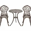 3 Pieces Outdoor Bistro Set, Patio Furniture Set