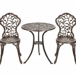 3 Pieces Outdoor Bistro Set, Patio Furniture Set