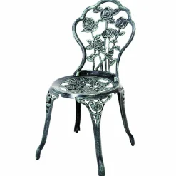 3 Pieces Patio Bistro Set, Outdoor Chairs and Table with Umbrella Hole