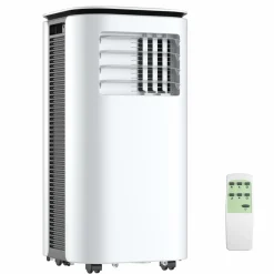 Portable Air Conditioner, 9000BTU 4-in-1 Multi-function Air Conditioner with 2 Wind Speeds, Remote Control, 24H Timer
