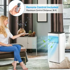 Portable Air Conditioner, 10000BTU 4-in-1 Air Conditioner Cooling for Room
