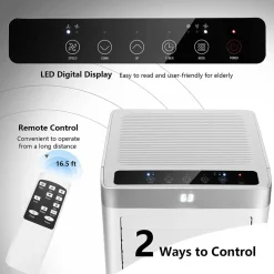 Portable Air Conditioner, 10000 BTU AC Cooling Unit with Remote Control,